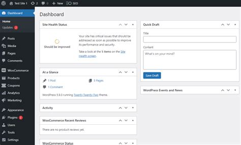 Logging into the Admin Dashboard .
